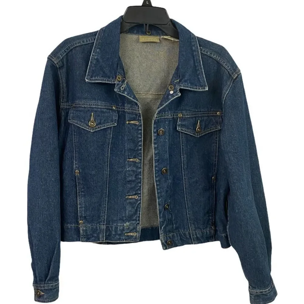 Liz Claiborne Jean Denim Jacket Size Medium
